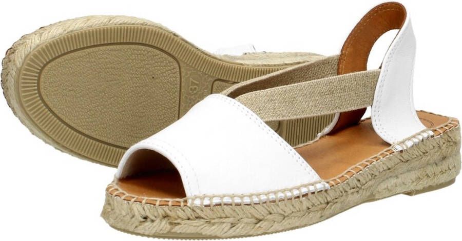 Toni Pons Etna wit leren espadrilles dames (ETNA blanc) - Foto 8