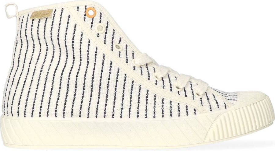 Toni Pons Gena-BL Dames Hoge Sneakers Cru Mari Beige Katoen GENABLcrumari
