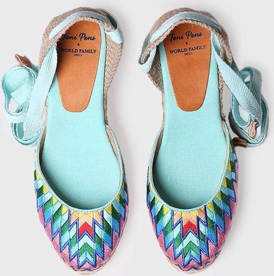 Toni Pons Lolita Espadrilles blauw Textiel Dames