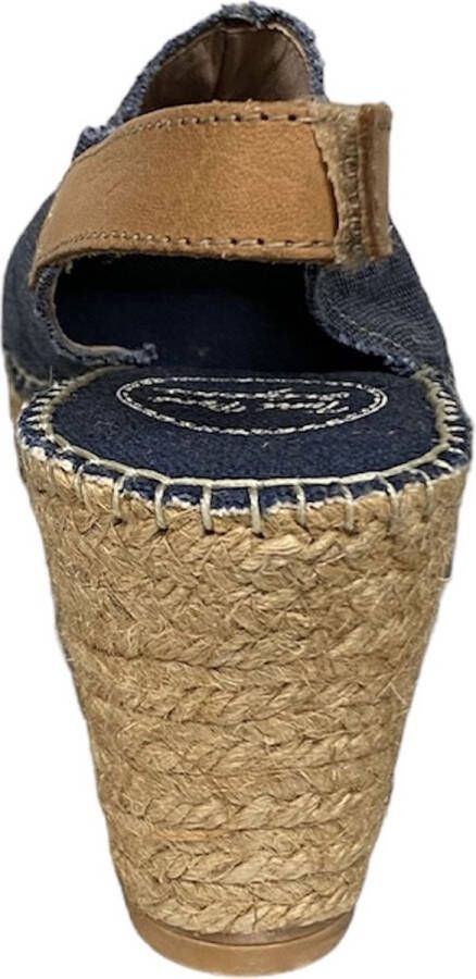Toni Pons Lugano mari vintage-sandaal met sleehak-sleehak espadrilles