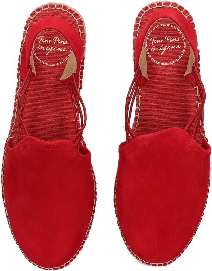 Toni Pons Nuria Dames Espadrilles Red