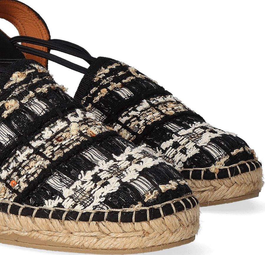 Toni Pons Tania-CC Dames Espadrilles Negre Zwart Textiel TANIACCnegre