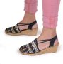 Toni Pons Tania-CC Dames Espadrilles Negre Zwart Textiel TANIACCnegre - Thumbnail 6