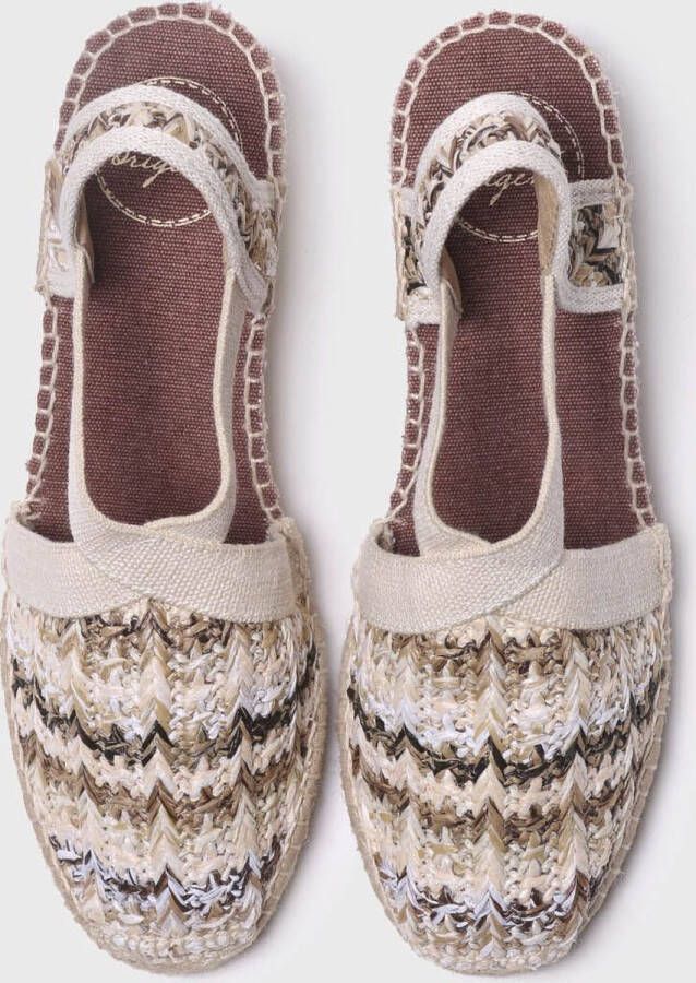 Toni Pons Terra-HK Dames Espadrilles Marro Bruin Raffia TERRAHKmarro