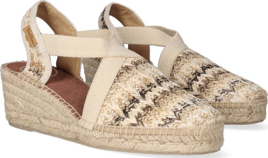 Toni Pons Terra-HK Dames Espadrilles Marro Bruin Raffia TERRAHKmarro