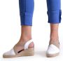 Toni Pons Tossa Dames Espadrilles Blanc Wit Leer TOSSAblanc - Thumbnail 4