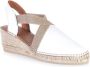 Toni Pons Tossa Dames Espadrilles Blanc Wit Leer TOSSAblanc - Thumbnail 5