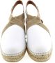 Toni Pons Tossa Dames Espadrilles Blanc Wit Leer TOSSAblanc - Thumbnail 6