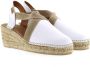 Toni Pons Tossa Dames Espadrilles Blanc Wit Leer TOSSAblanc - Thumbnail 7