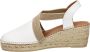Toni Pons Tossa Dames Espadrilles Blanc Wit Leer TOSSAblanc - Thumbnail 10