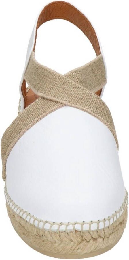 Toni Pons Tossa Dames Espadrilles Blanc Wit Leer TOSSAblanc - Foto 15