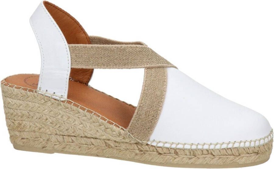Toni Pons Tossa Dames Espadrilles Blanc Wit Leer TOSSAblanc - Foto 9