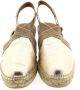 Toni Pons Tossa Dames Espadrilles Plati Zilver Leer TOSSAplati - Thumbnail 6