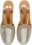 Toni Pons Tossa Dames Espadrilles Plati Zilver Leer TOSSAplati - Thumbnail 14