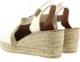 Toni Pons Tossa Dames Espadrilles Plati Zilver Leer TOSSAplati - Thumbnail 15