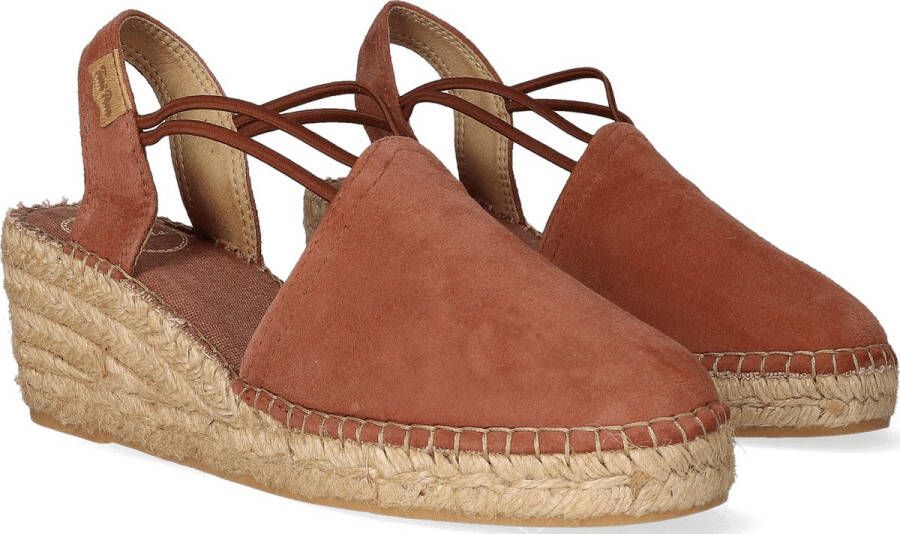 Toni Pons Tremp Dames Espadrilles Marro Bruin Suède TREMPmarro