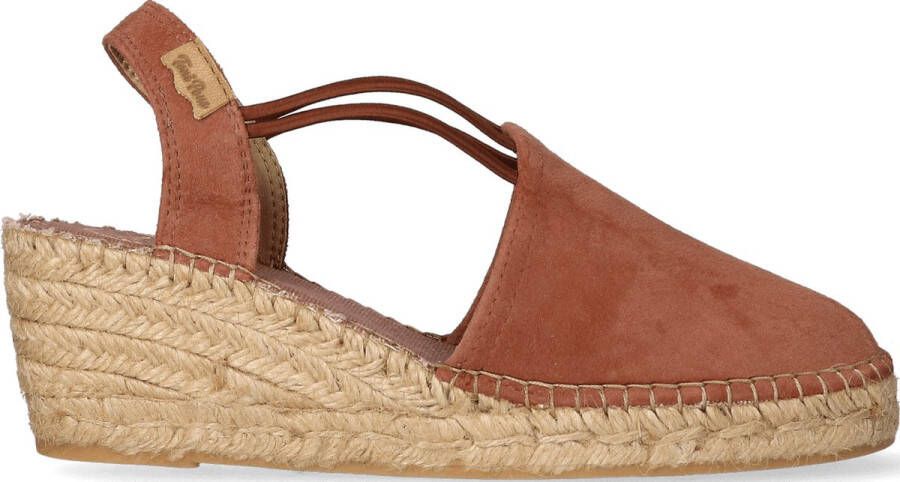 Toni Pons Tremp Dames Espadrilles Marro Bruin Suède TREMPmarro