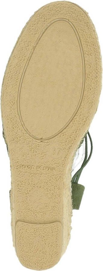 Toni Pons Tremp Dames Espadrilles op sleehak Khaki