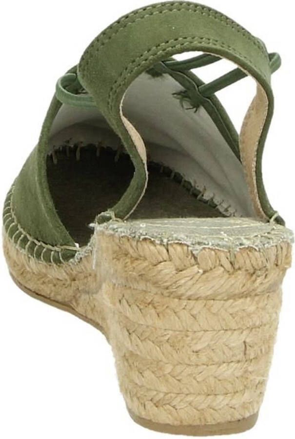 Toni Pons Tremp Dames Espadrilles op sleehak Khaki