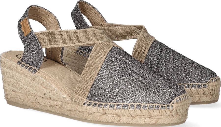 Toni Pons Triton Dames Espadrilles Plom Grijs Textiel TRITONplom