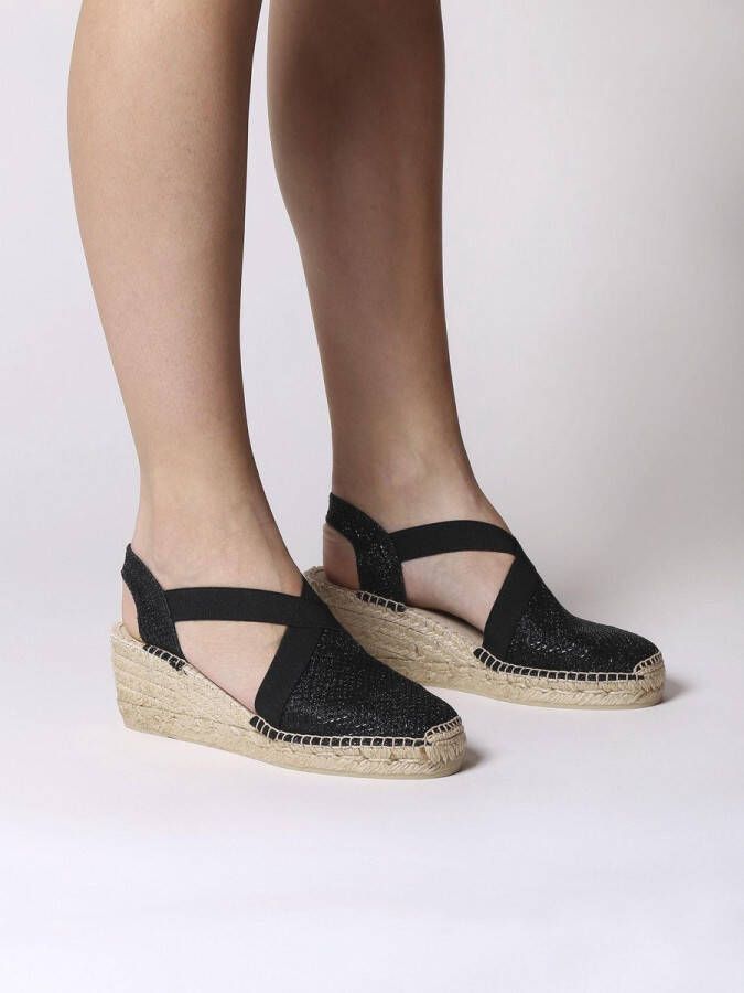 Toni Pons Triton Dames Espadrilles Zwart