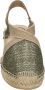 Toni Pons Triton Dames Espadrilles Caqui Groen Textiel TRITONcaqui - Thumbnail 7