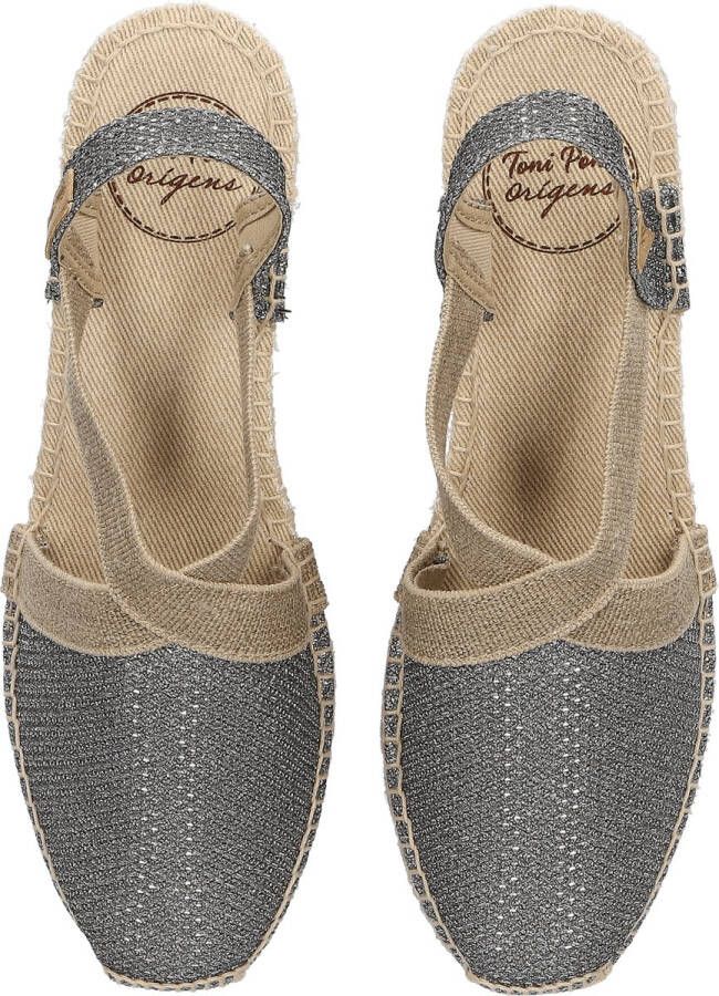 Toni Pons Triton Texiel Dames Espadrilles Plom