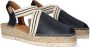 Toni Pons Vera-SW Dames Espadrilles Mari Blauw Leer VERASWmari - Thumbnail 4