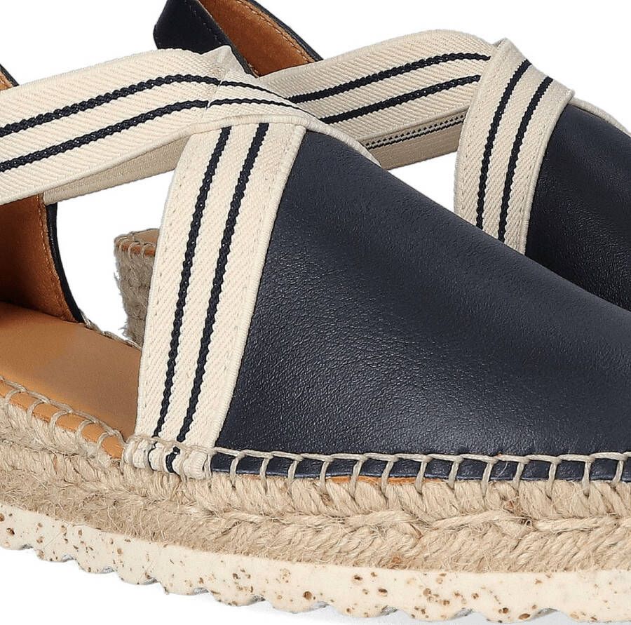 Toni Pons Vera-SW Dames Espadrilles Mari Blauw Leer VERASWmari