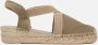 Toni Pons Verdi-V Dames Espadrilles Caqui Groen Canvas VERDIVcaqui - Thumbnail 5