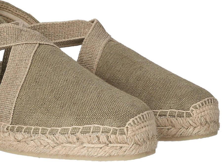 Toni Pons Verdi-V Dames Espadrilles Caqui Groen Canvas VERDIVcaqui