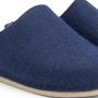 Travelin ' At-Home Dames Sloffen Wollen Pantoffels Instappers met rubberen zool Navy Blauw - Thumbnail 7