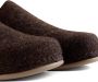 Travelin ' At-Home Dames Sloffen Wollen Pantoffels Instappers met rubberen zool Bruin - Thumbnail 8