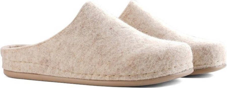 Travelin At-Home Sloffen Wollen Pantoffels Dames Beige