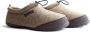 Travelin ' Back Home Heren Sloffen Wollen Pantoffels Rubberen zool Beige Zand - Thumbnail 3