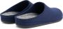 Travelin ' Be-Home Heren Sloffen Wollen Pantoffels Instappers met rubberen zool Navy Blauw - Thumbnail 6