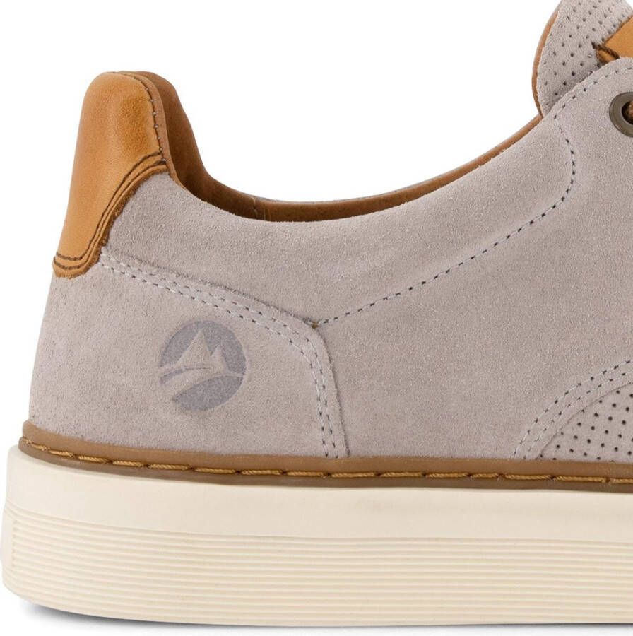 Travelin ' Chetton Suede leren herensneakers Veterschoenen Grijs leer