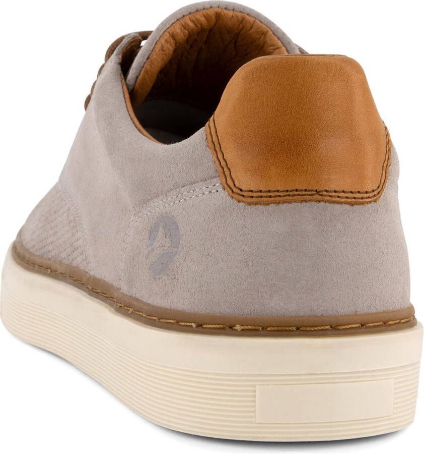 Travelin ' Chetton Suede leren herensneakers Veterschoenen Grijs leer