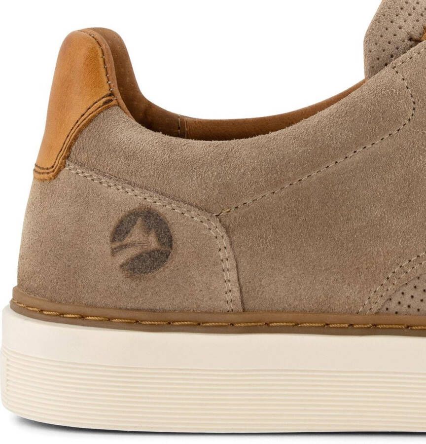 Travelin ' Chetton Suede leren herensneakers Veterschoenen Zand Beige leer - Foto 6