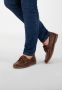 Travelin ' Exmouth Dames Leren Moccasins met veter Boot schoen Bruin Leer - Thumbnail 4