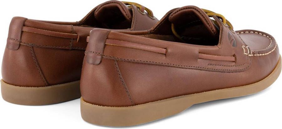 Travelin ' Exmouth Dames Leren Moccasins met veter Boot schoen Bruin Leer