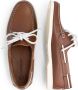 Travelin ' Exmouth Dames Leren Moccasins met veter Bootschoenen Instappers Cognac Bruin Leer - Thumbnail 5