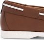 Travelin ' Exmouth Heren Leren Moccasins met veter Bootschoenen Instappers Cognac Bruin Leer - Thumbnail 5