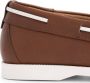 Travelin ' Exmouth Heren Leren Moccasins met veter Bootschoenen Instappers Cognac Bruin Leer - Thumbnail 6