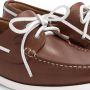 Travelin ' Exmouth Heren Leren Moccasins met veter Bootschoenen Instappers Cognac Bruin Leer - Thumbnail 7