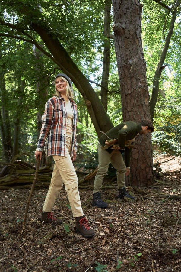 Travelin ' Faaborg Dames wandelschoenen Waterdicht en ademend Bruin leer