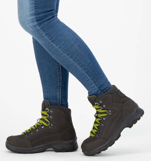 Travelin ' Faaborg Dames wandelschoenen Waterdicht en ademend Grijs leer