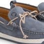 Travelin ' Falmouth Dames Leren Moccasins met veter Bootschoenen Instappers Blauw Leer - Thumbnail 10