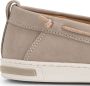 Travelin ' Falmouth Heren Leren Moccasins met veter Bootschoenen Instappers Grijs Leer - Thumbnail 3