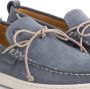 Travelin ' Falmouth Heren Leren Moccasins met veter Bootschoenen Instappers Blauw Leer - Thumbnail 3